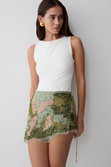 Nicolette Sleeveless Tank Top - White