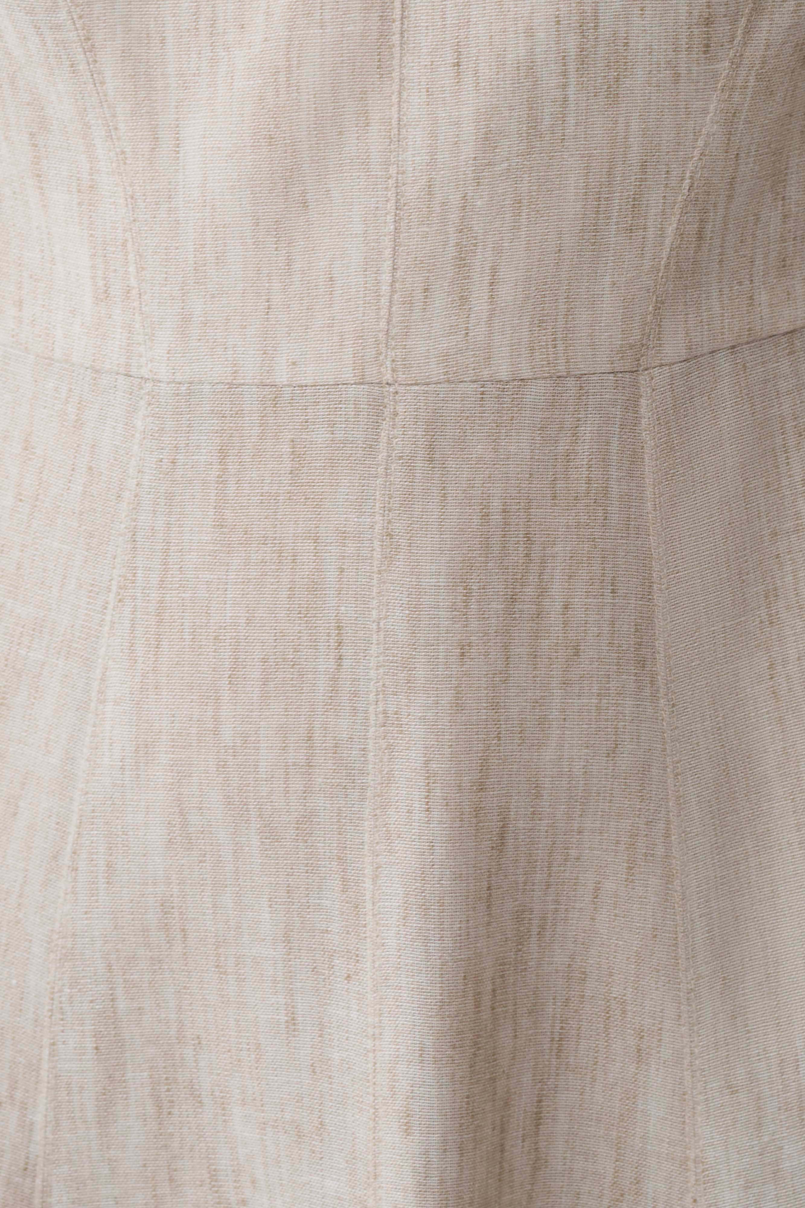 Taylor Linen Midi Dress - Natural
